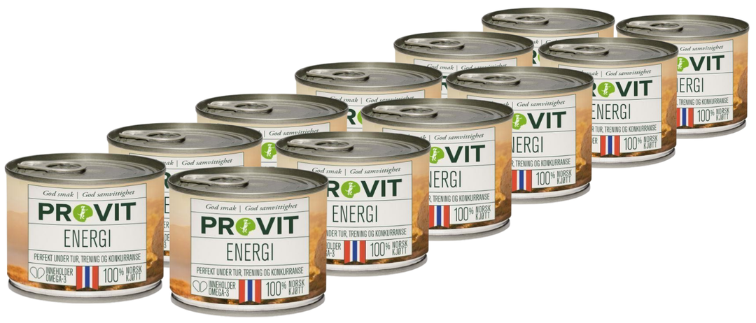 Provit Energi - for økt prestasjonsevne hos Hunder