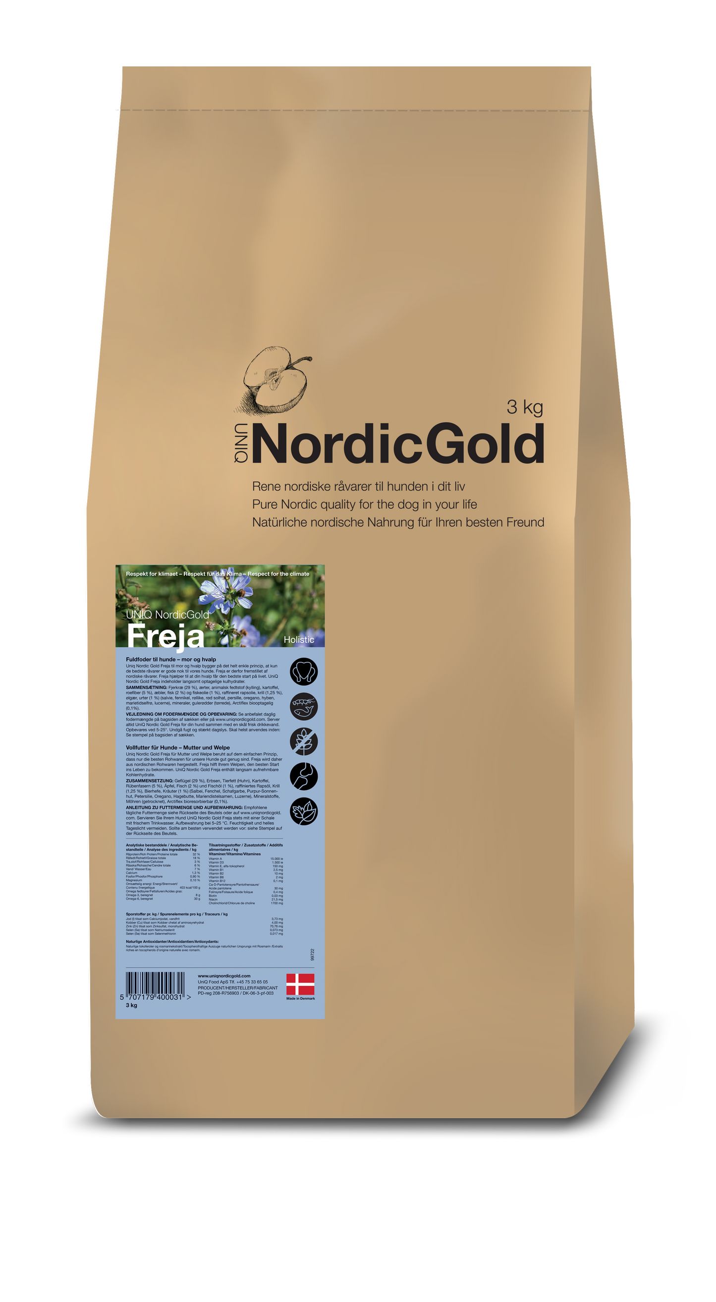 UniQ NordicGold - Freja (Glutenfri og Kornfri)